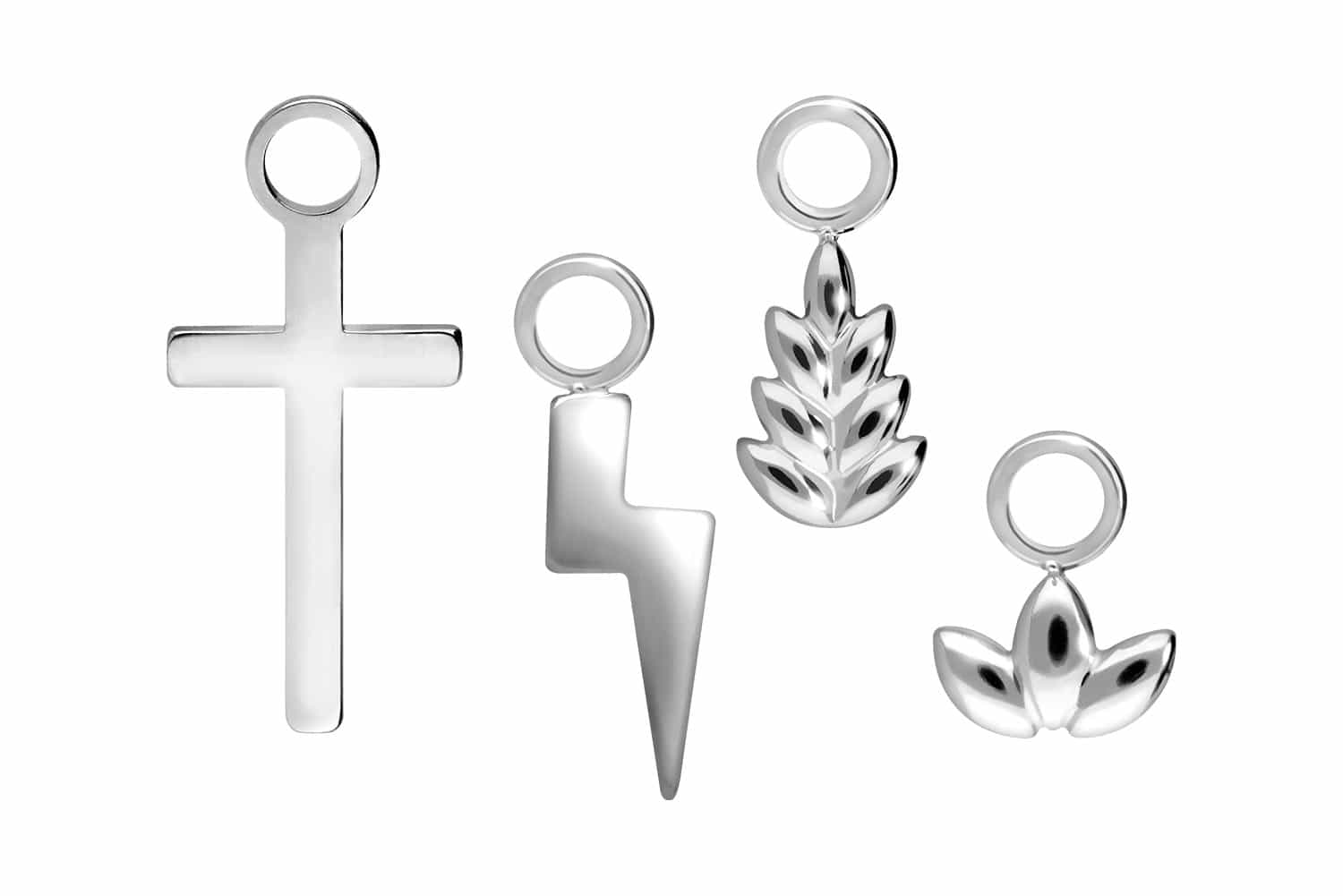 SET Chirurgenstahl Anhänger für Clicker MIX von Piercingline